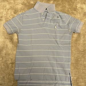 Ralph Lauren Polo Blue and White Stripped size medium